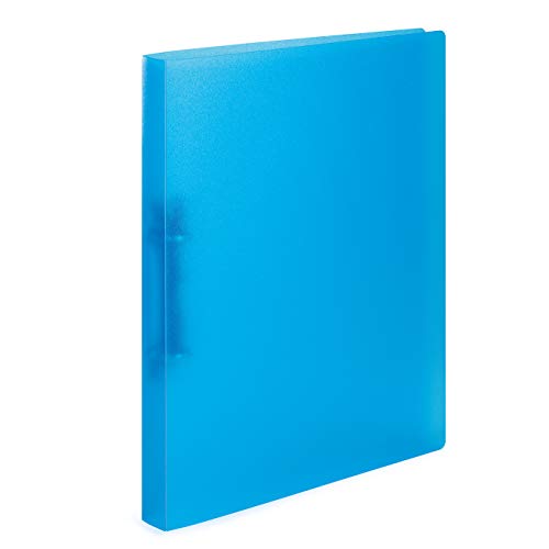 Herma Raccoglitore Ad Anelli A4 Traslucido Blu, Dorso Di 25 Mm, Cartelle Ad Anelli In Plastica Per Bambini
