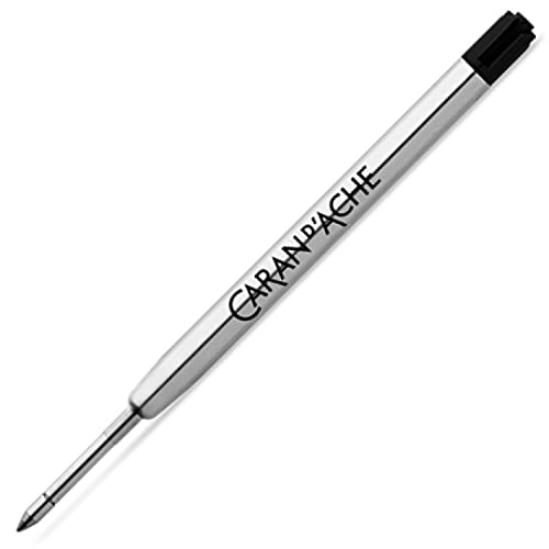 Caran D-Ache Goliath Mine 8.468.000 - Mina Per Penna A Sfera, Misura Media, 12,3 Cm, Diametro: 0,9 Cm, Colore: Nero