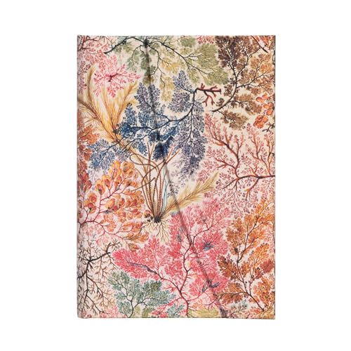 Paperblanks | Anemone | Diari A Copertina Rigida | Mini | Righe: Hardcover, Wrap Closure, 85 Gsm, Ribbon Marker, Pouch