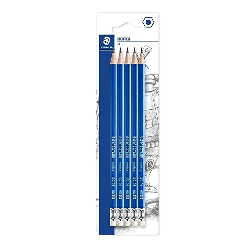 Staedtler Norica Eraser Tipped Pencil (Pack Of 5)