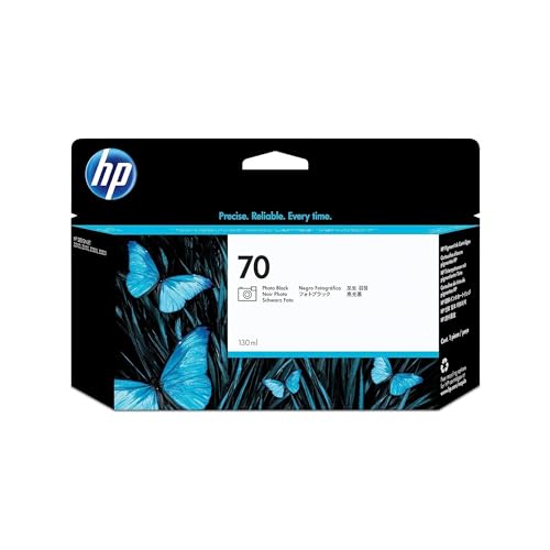 Hp 70 C9449A, Cartuccia Originale Hp Da 500 Pagine, Compatibile Con Stampanti Hp Designjet Z2100, Z3100, Z3200 E Z5200, Nero Fotografico
