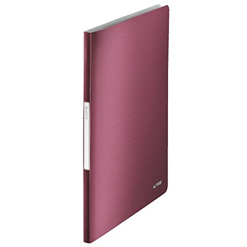 Leitz Style Portalistino A Fogli Fissi 20 Buste - Rosso Granato - 39580028