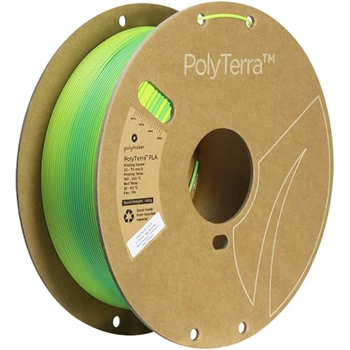 Polymaker Polyterra Pla Gradient - 1.75Mm - 1Kg - Summer (Savannah Yellow-Arctic Teal)