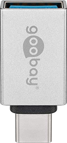 Goobay 56620 Adattatore Da Usb-C A Usb 3.0 Tipo A, Argento