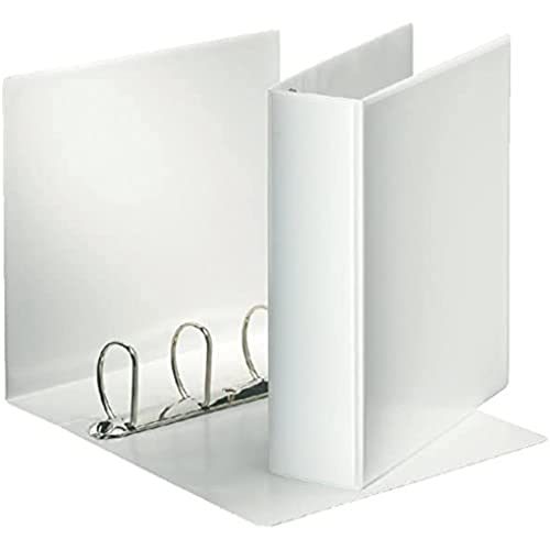 Leitz, Raccoglitore A 4 Anelli Personalizzabile, Tasche Portaoggetti, Copertura In Plastica, A4, Diametro Anelli 7,5 Cm