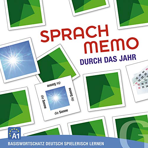 Sprachmemo. Basiswortschatz Deutsch Spielerisch Lernen. Durch Das Jahr (A1). 108 Karten: Basiswortschatz Deutsch Spielerisch Lernen. Sprachspiel