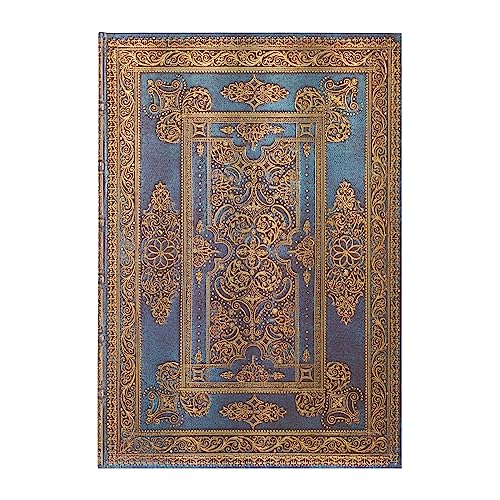 Paperblanks | Blu Lussuoso | Diari A Copertina Rigida | Grande | Bianco