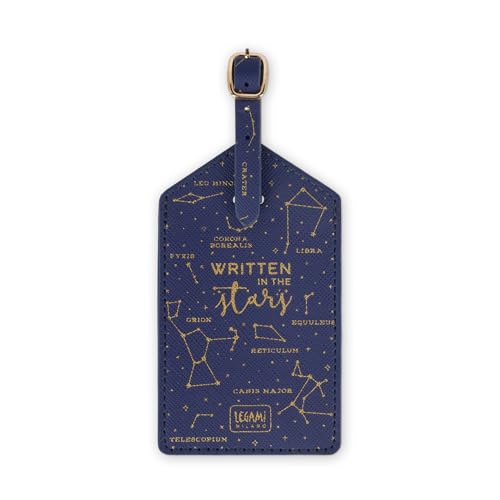 Legami - Etichetta Bagaglio, Luggage Tag Per Valigia, Accessorio Per Viaggio Aereo Crociera Treno, Tag Del Bagaglio Per Proteggi Dati In Pelle Pu E Mi