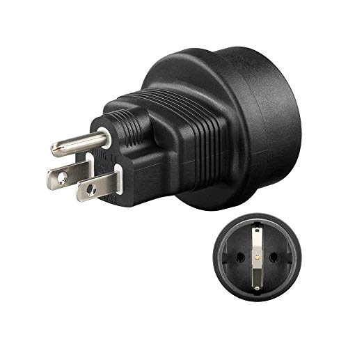 Goobay 95308 Adattatore Di Rete, Tipo B, Nema 5-15, 3 Poli