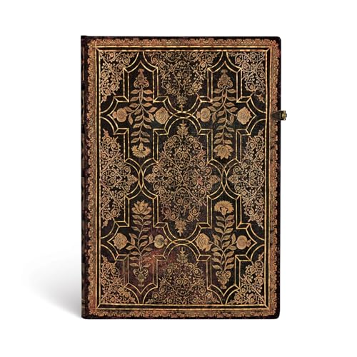 Paperblanks | Mogano | Diari A Copertina Rigida | Grande | Bianco: Unlined Grande