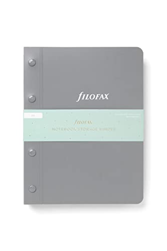 Filofax Raccoglitore Per Quaderni, Formato A5, Grigio