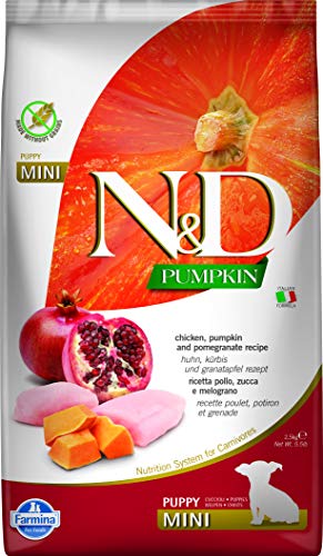 Farmina N&D Chicken Pumpkin & Pomegranate Puppy Mini - Dry Dog Food - 2 5 Kg