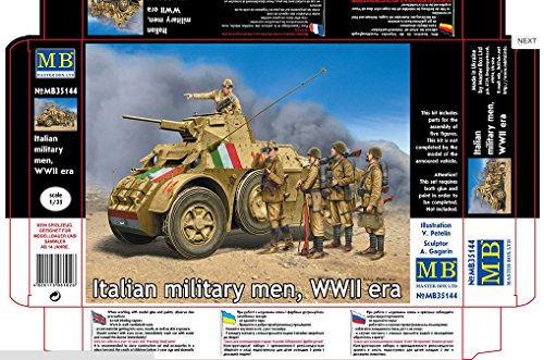 Master Box Mb35144 – Modellino Italian Military Men, Wwii Era