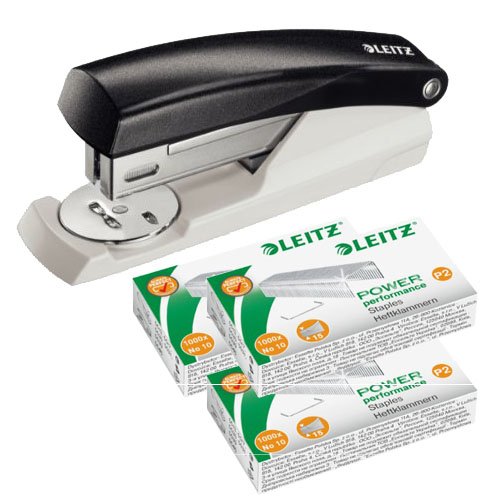 Leitz, Mini Cucitrice, Serie Nexxt Con Graffette Nero