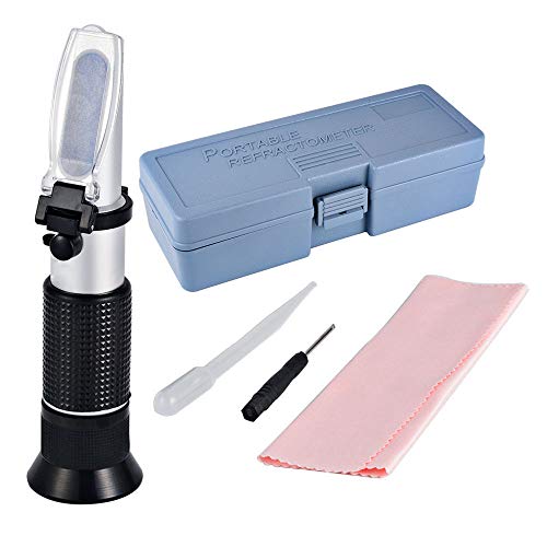 Rifrattometro Antigelo Per Glicole, Antigelo, Liquido Di Raffreddamento E Acido Della Batteria. Tester Antigelo Per Misurare Il Punto Di Congelamento