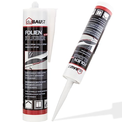 Dubaust Emp24 Epdm - Pellicola Adesiva In Epdm Ad Alta Elasticità, 290 Ml, Colore Nero