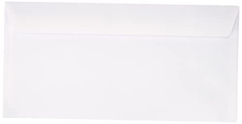 Gpv - 500 Buste Con Chiusura Adesiva, 80 G, Formato Dl 110 X 220 Mm, Colore: Bianco