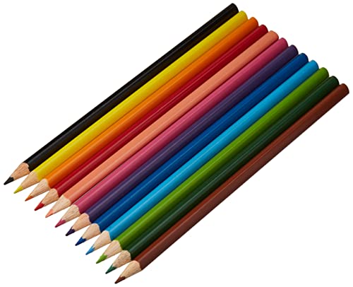 Faber-Castell 116512 - Set Di Matite Colorate Di Forma Triangolare, 12 Pezzi In Scatola Di Cartone