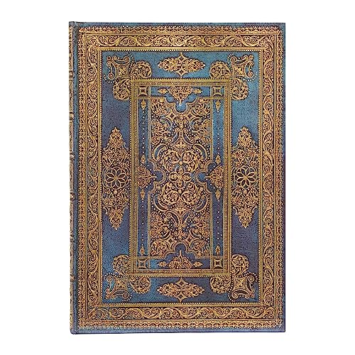Paperblanks | Blu Lussuoso | Diari A Copertina Rigida | Midi | Bianco
