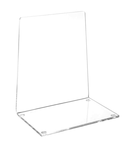Maul Acryl Buchstütze, Glasklar, Stärke: 4 Mm