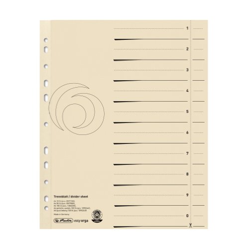 Trennblatt A4 Chamois 50Er