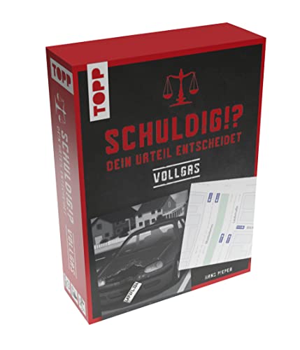 Schuldig?! Dein Urteil Entscheidet - Vollgas. Krimispiel In 50 Karten: Die Gerichtsverhandlung Am Spieltisch: Diskutiert, Trefft Entscheidungen Und Fä