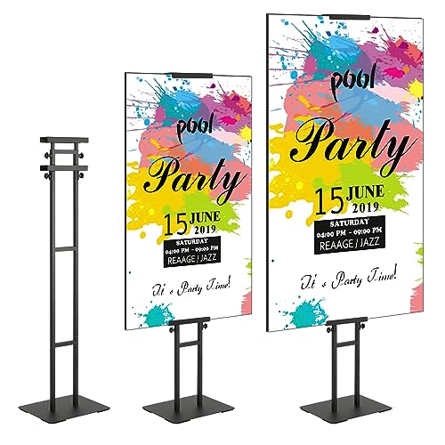Vevor Cavalletto Per Poster Da Marciapiedi In Alluminio Dimensioni Base 300X240X3Mm Per Punti Vendita Fiere Eventi Feste Carnevale, Supporto Espositor