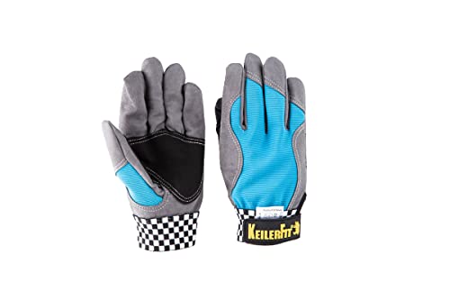 Keiler Fit Guanti Da Lavoro Blu, Misura 12/Xxxl Con Alta Sensibilità