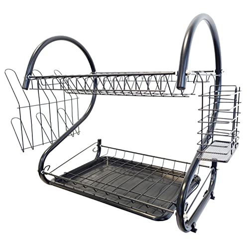Dish Drying Rack 38 Cm Mr-1025-38 Black Maestro