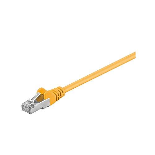 Goobay 50869 Cat 5E Cavo Patch, Rete F/Utp, Giallo, 50M Lunghezza