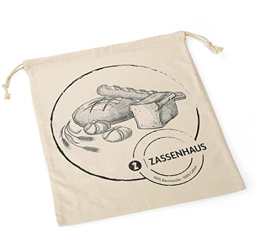 Zassenhaus - Sacchetto Per Pane, Cotone