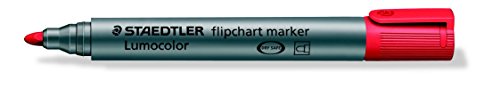 Staedtler Lumocolor Punta Tonda Rosso 1Pezzo (S) Evidenziatore – Pennarelli (Rosso, Punta Tonda, Grigio, Rosso, Polipropilene, 2 Mm, Inchiostro A Base