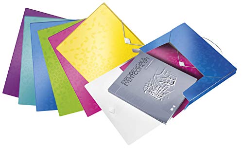 Leitz 938971-Cartellina Progetti, Formato A4, Colori Assortiti