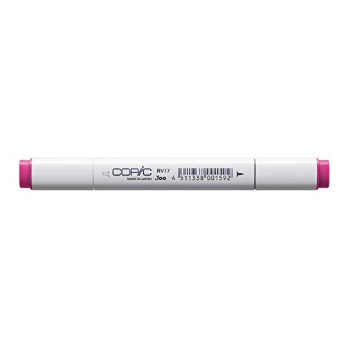 Copic Classic Deep Magenta Rv17 - Pennarello Professionale A Doppia Punta - Marker Ricaricabile, Ultra Sfumabile E Con Punte Sostituibili - Per Proget