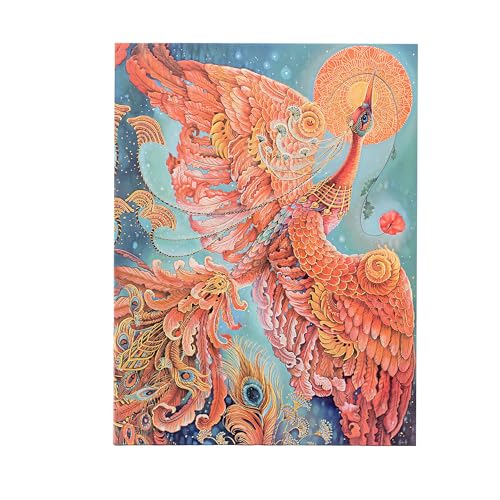 Paperblanks | Uccello Di Fuoco | Diari A Copertina Rigida | Ultra | Bianco