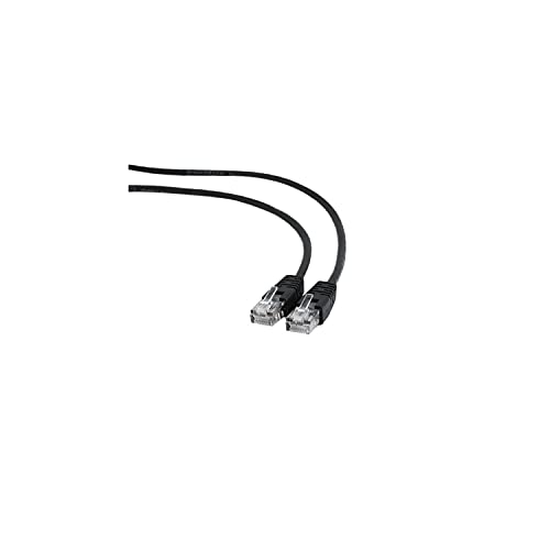 Gembird Pp12-3M/Bk Cavo Di Rete Cat5E U/Utp (Utp) Nero