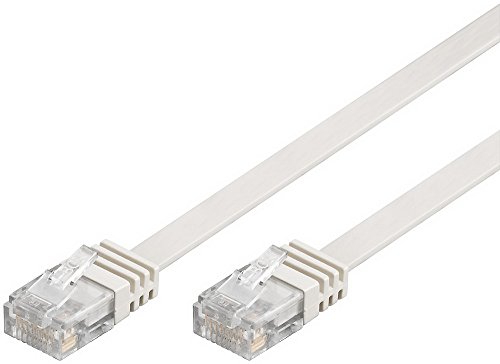 No Name - Cavo Di Rete Cat 5E U/Utp, Non Schermato, 2 Connettori Rj45, 0,5 M, Colore: Bianco