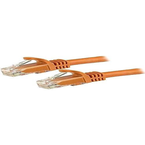 Startech.Com N6Patc15Mor Cavo Di Rete Cat6, Patch Ethernet, Rj45, Utp, Antigroviglio, 15 M, Arancio