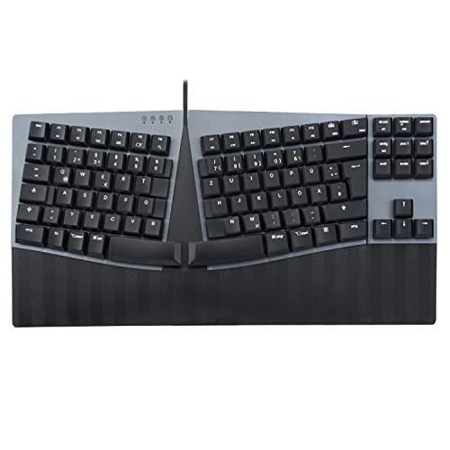 Perixx Periboard-335 De Br Kabelgebundene Ergonomische Mechanische Kompakte Tastatur - Tastiera
