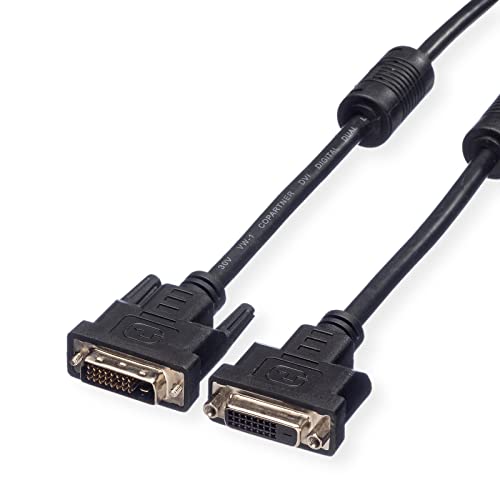 Value Prolunga Dvi, Connettori Dvi M/F (24+1) Dual Link 5,0M