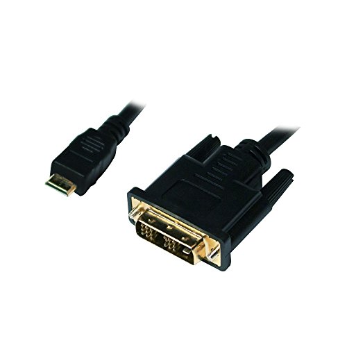 Logilink Chm001 – Mini Cavo Hdmi A Dvi-D Di Nero Nero 1,0 M