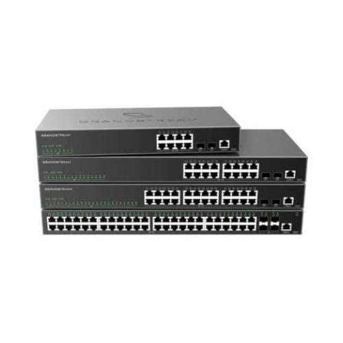 Grandstream Gwn7813P Switch Gestibile Livello (Layer) 3 Rackable. Porte: 24 Gbe Rj45 Poe 802.3 Af/At, 60 W Per Porta, 4 X Sfp+, Psu Ridondante Opziona