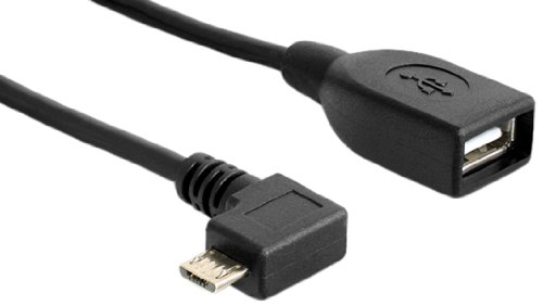 Delock Usb Micro-B - Usb 2.0-A, 0.5M Cavo Usb 0,5 M Micro-Usb B Usb A Maschio Femmina Nero
