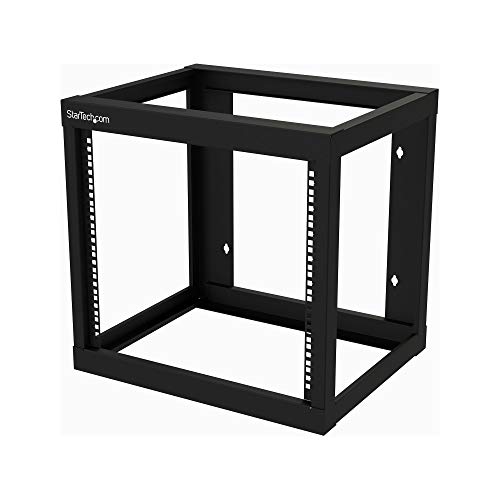 Startech.Com Armadio Rack A Muro 9U 19" - Server Rack A Telaio Aperto A 2 Montanti Con Profondità Di Montaggio Di 45,7Cm, Armadio Di Rete Per Apparecc