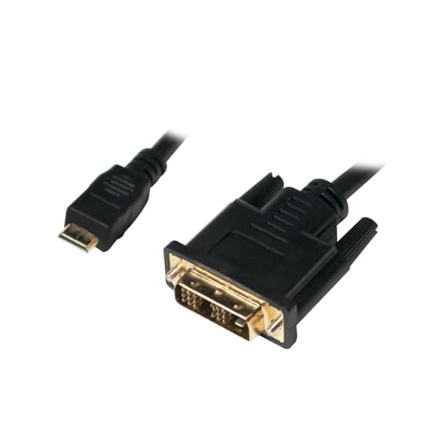 Logilink Chm001 – Mini Cavo Hdmi A Dvi-D Di Nero Nero 2,0M