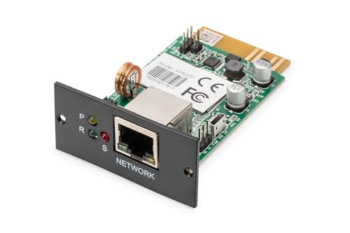 Digitus Snmp Card - Per Sistemi Ups Online Dn-170Xxx - Accesso E Monitoraggio A Distanza - Avvisi Via E-Mail - 1X Porta Rj45 - Plug & Play