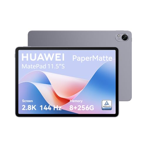 Huawei Matepad Papermatte Edition Tablet, 8 Gb + 256 Gb, Display 2,8 K, Alloggiamento In Metallo Unibody Sottile, Batteria 8800 Mah, Wi-Fi, Grigio Spa