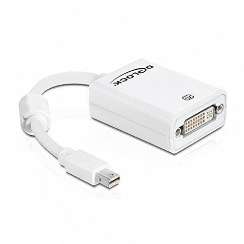 Delock Adapter Mini Displayport/Dvi Fm Mini Displayport 20-Pin M Dvi 24+5 Pin Fm Bianco