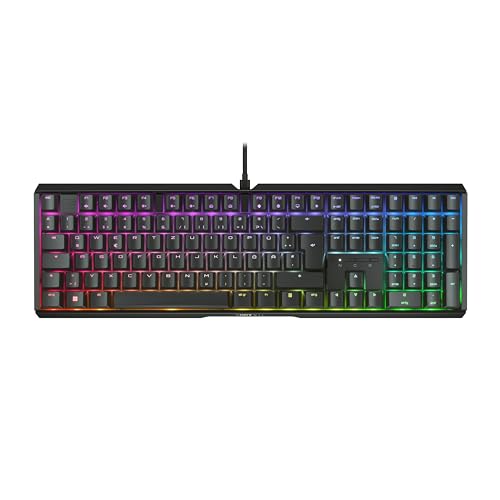 Cherry Xtrfy Mx 3.1, Tastiera Meccanica Da Gioco, Layout Tedesco (Qwertz), Illuminazione Rgb, Cassa In Alluminio, Connessione Usb-A, Switches Mx2A Bro