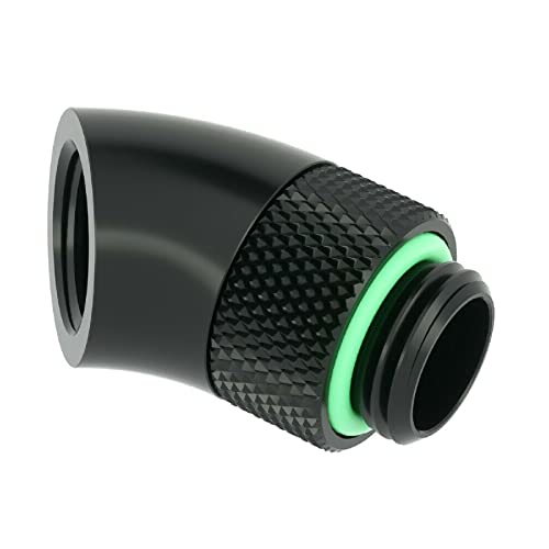 Carriola G1/10,2 Cm 45 Gradi Rotary Adattatore Raccordo – Nero (Twt45-B01)